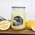 Duftkerze natürliche Fresh Lemon Basil Candle-lite
