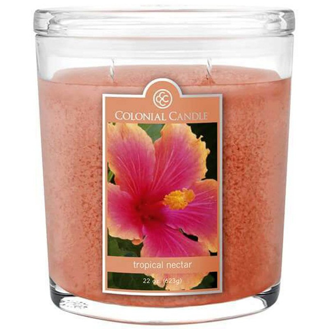 Stort ovalt doftljus Colonial Candle 623 g - Tropical Nectar