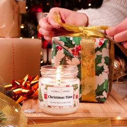 Candle World vánoční vonná sójová svíčka sklenice Christmas Time 120 g
