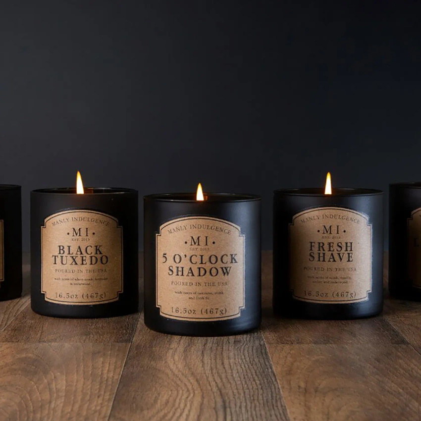 Pánská sojová vonná svíčka Colonial Candle - 5 o'Clock Shadow