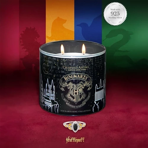 Charmed Aroma Schmuckkerze Harry Potter Hogwarts Hufflepuff Ring