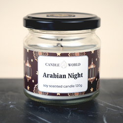 Candle World vela perfumada de soja arábiga tarro Arabian Night 120 g 