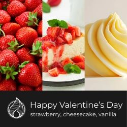 Candle World sojowa świeca zapachowa walentynkowa słoik Happy Valentine’s Day 120 g