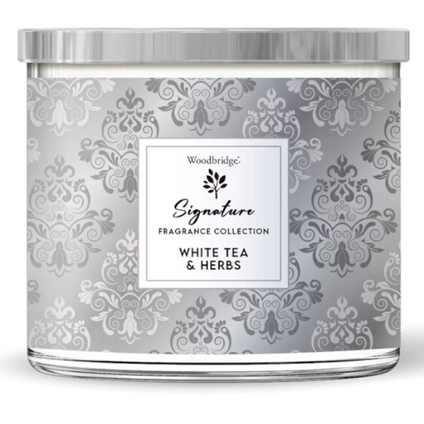 Duftkerze im Glas 3 docht - White Tea Herbs Woodbridge