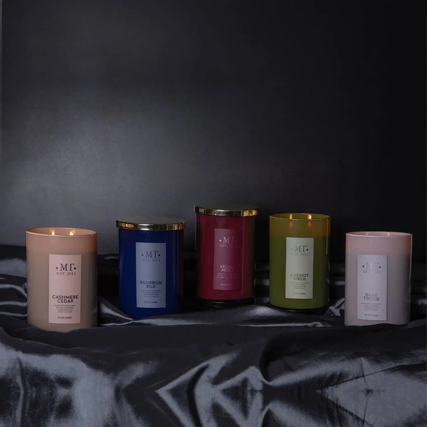 Colonial Candle Sophisticated męska sojowa świeca zapachowa w szkle 22 oz 623 g - Cheviot Birch