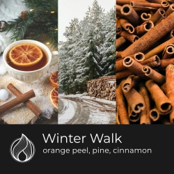 Candle World soy scented candle 3 wicks Winter Walk 460 g