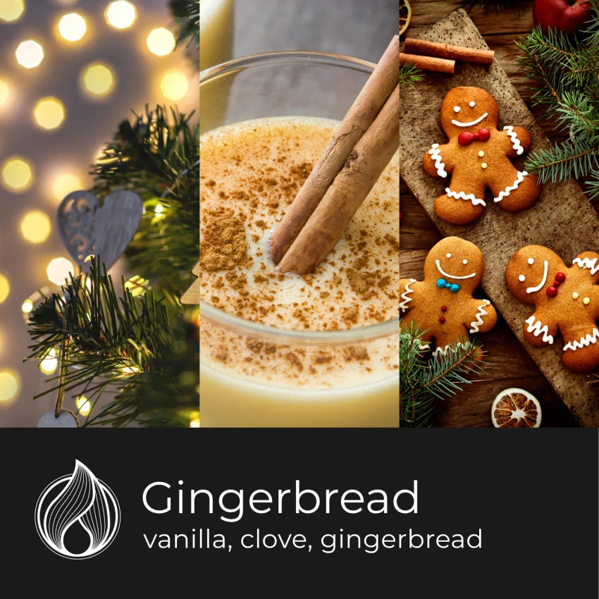 Candle World cera profumata di soia Gingerbread 50 g di festa