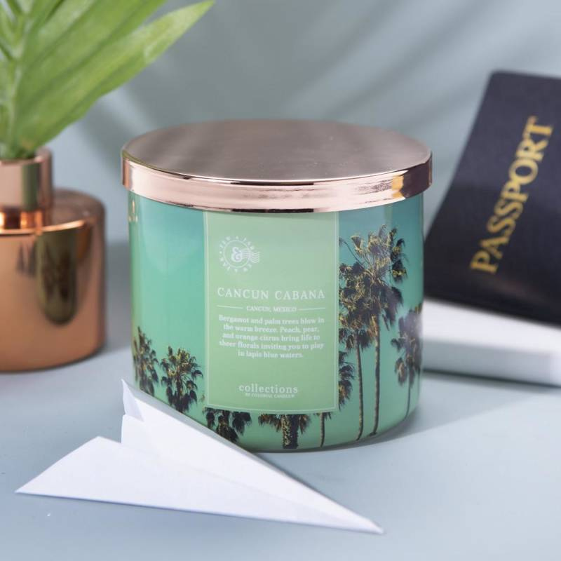 Colonial Candle Travel Soja-Duftkerze – Cancun Cabana