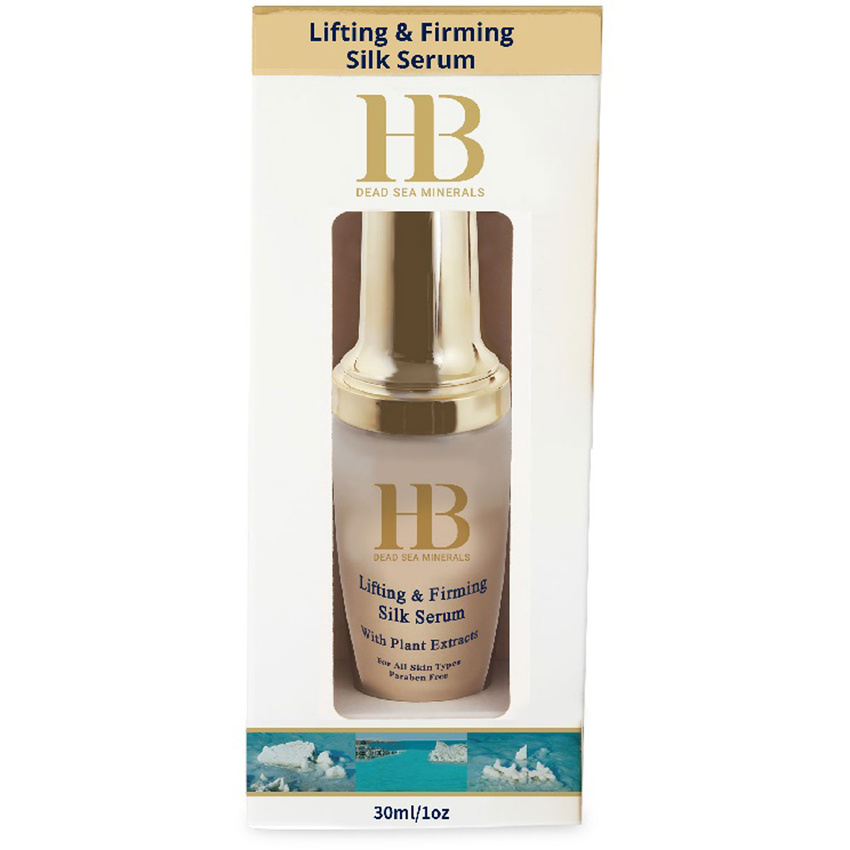 Zpevňující a liftingové pleťové sérum s hedvábím 30 ml na bázi minerálů z Mrtvého moře Health & Beauty